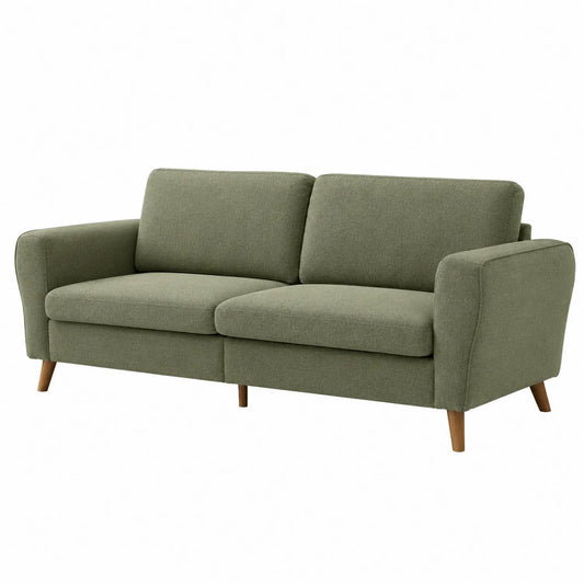 3-Sitzer Stoffsofa Olivgrün