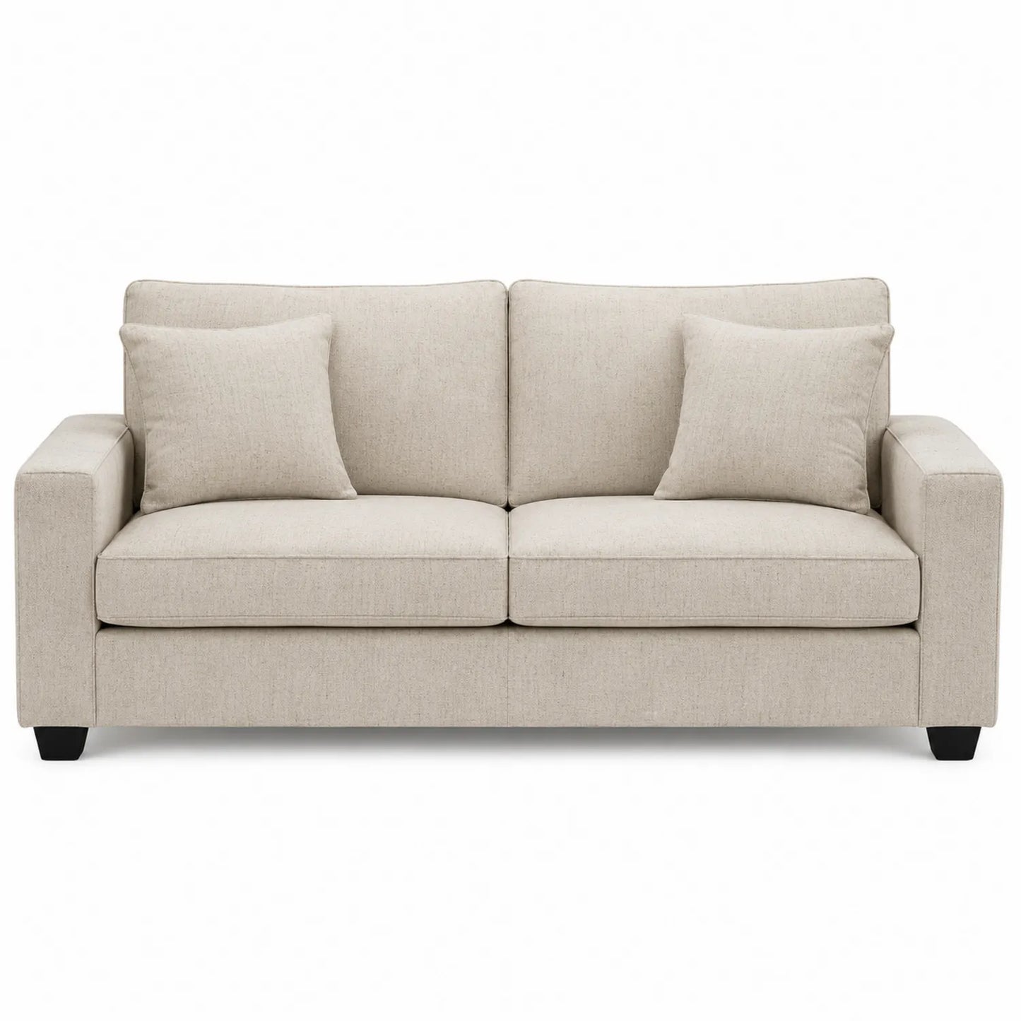 3-Sitzer Sofa aus Stoff mit Kissen 200cm